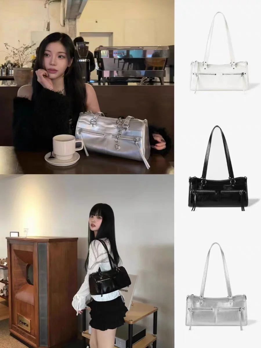 Unique Design Pillow Bag Women's Single Shoulder Commuter Bag Handheld Bag Underarm Multi-Pocket Bag Korean Style Pure Color
Unique Design Pillow Bag Women's Single Shoulder Commuter Bag Handheld Bag Underarm Multi-Pocket Bag Korean Style Pure Color