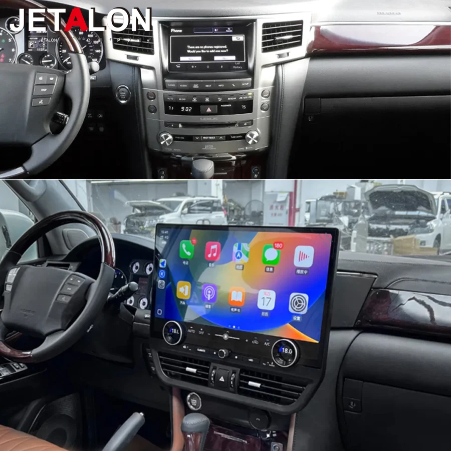 19.8" Android CarPlay Auto For Lexus LX570 2007-2012 2013 2014 2015 Screen Car Radio Multimedia Stereo Player GPS Head Unit
19.8" Android CarPlay Auto For Lexus LX570 2007-2012 2013 2014 2015 Screen Car Radio Multimedia Stereo Player GPS Head Unit