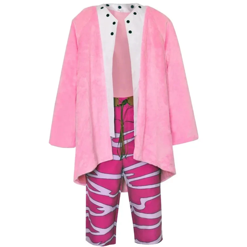 ☆SunlCos Anime Donquixote Doflamingo Cosplay Costume Adult Men Eyeglass Pink Shirt Coat Outfits Halloween Carnival Party Disgui☆
☆SunlCos Anime Donquixote Doflamingo Cosplay Costume Adult Men Eyeglass Pink Shirt Coat Outfits Halloween Carnival Party Disgui☆