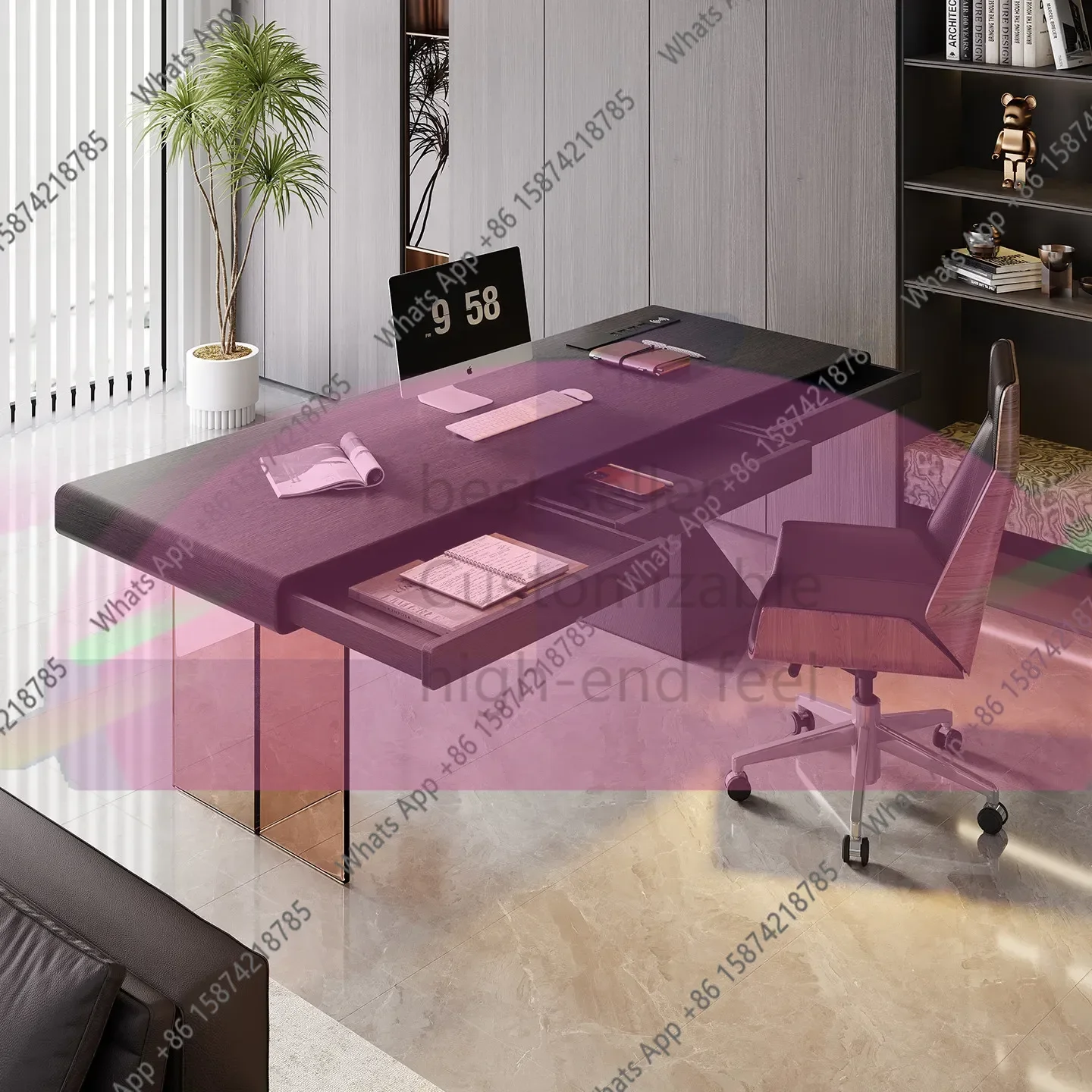 eY-M5 Italian Minimalist Light Luxury Solid Wood Desk Home Designer Style High-end Fashion
eY-M5 Italian Minimalist Light Luxury Solid Wood Desk Home Designer Style High-end Fashion