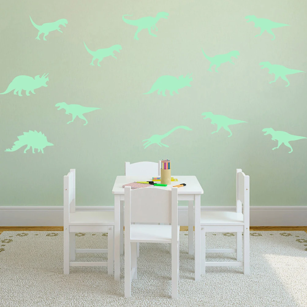 4 Pcs Dinosaur Design Luminous Wall Stickers Fluorescent Home Decoration Creative Night Light Decals For Childrens Bedroom Green
4 Pcs Dinosaur Design Luminous Wall Stickers Fluorescent Home Decoration Creative Night Light Decals For Childrens Bedroom Green