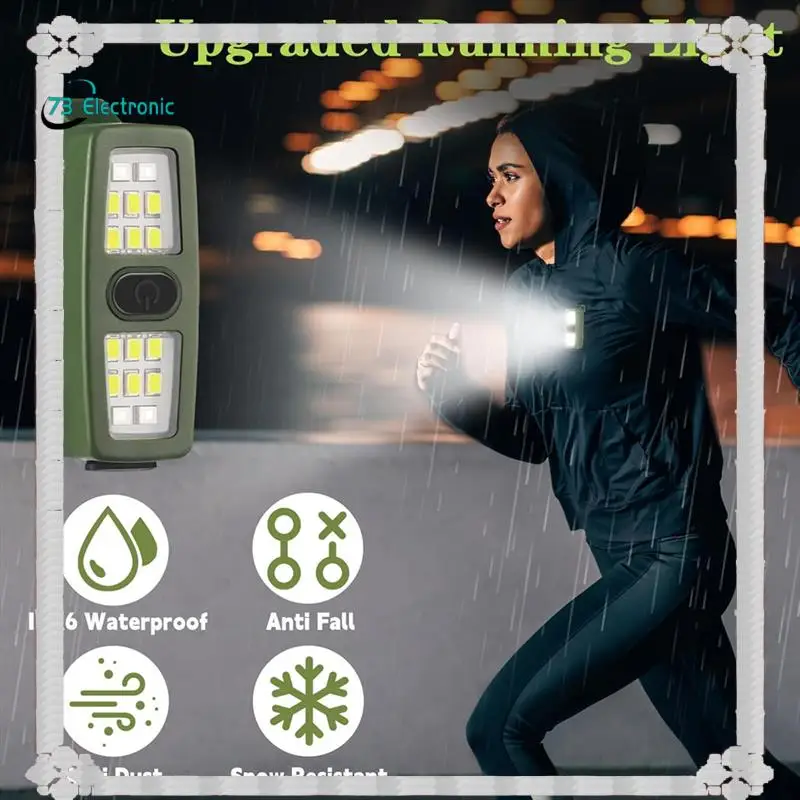 24-Hour Delivery Small Rechargeable LED Flashlight,Running Clip- Safety Bike Light For Runners, For Dog Walking At Night, Ideal
24-Hour Delivery Small Rechargeable LED Flashlight,Running Clip- Safety Bike Light For Runners, For Dog Walking At Night, Ideal