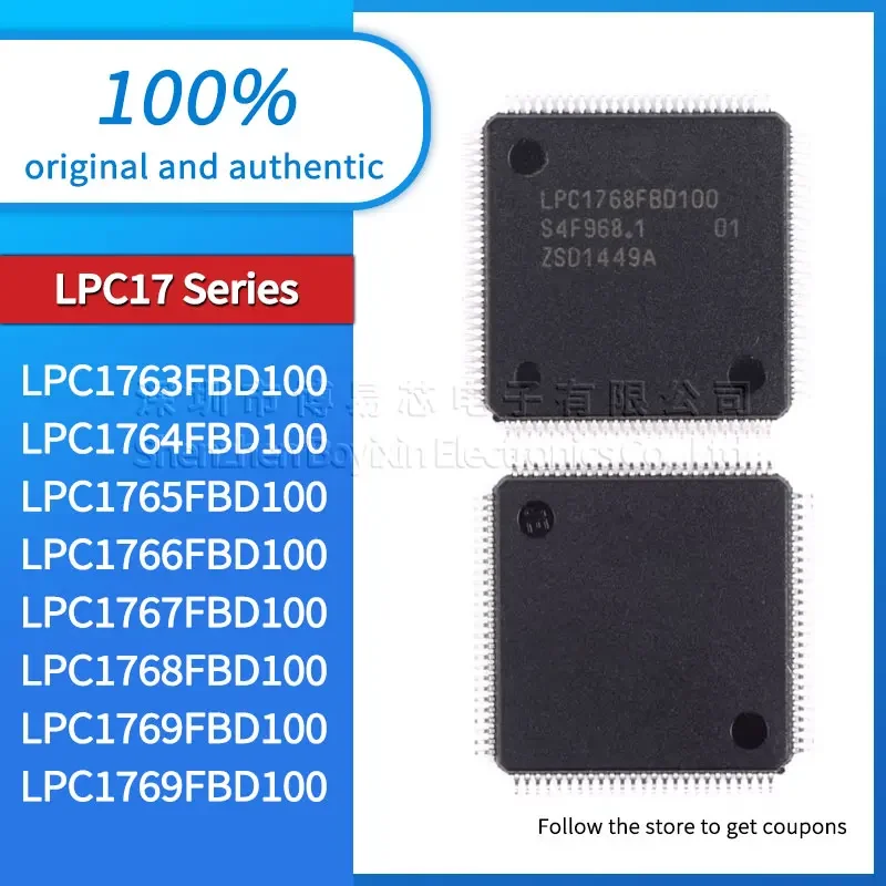 LPC1763FBD100 LPC1764FBD100 LPC1765FBD100 LPC1766FBD100 LPC1767FBD100 LPC1768FBD100 LPC1769FBD100 original authentic
LPC1763FBD100 LPC1764FBD100 LPC1765FBD100 LPC1766FBD100 LPC1767FBD100 LPC1768FBD100 LPC1769FBD100 original authentic