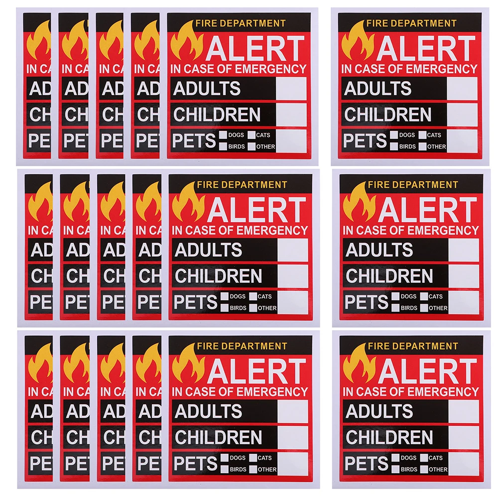 24 Pcs Stickers for Pet Fire Rescue High Efficiency Emergency Decal People Strong Adhesion Easy Use
24 Pcs Stickers for Pet Fire Rescue High Efficiency Emergency Decal People Strong Adhesion Easy Use