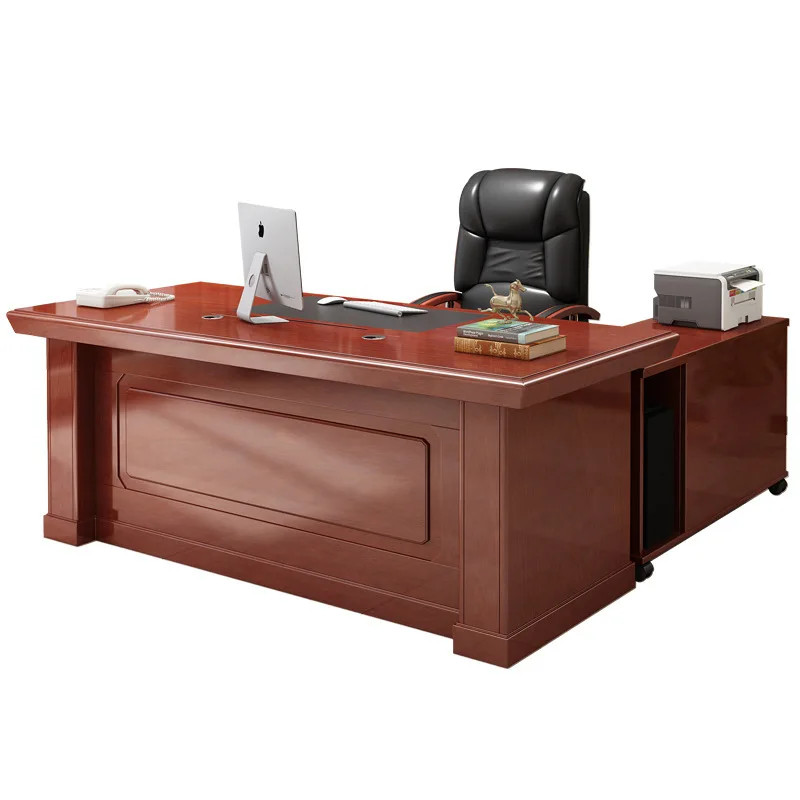 Office furniture, Chinese-style painted boss table, simple and modern
Office furniture, Chinese-style painted boss table, simple and modern