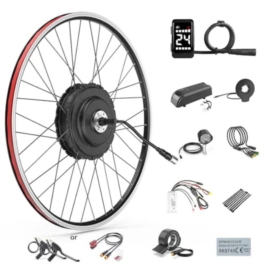 Ebike Conversion Kit: G0900 48V750W Rear Hub Motor Kit for Mountain Bike, Brushless Geared Electric Bike Kit with 800S Display
Ebike Conversion Kit: G0900 48V750W Rear Hub Motor Kit for Mountain Bike, Brushless Geared Electric Bike Kit with 800S Display
