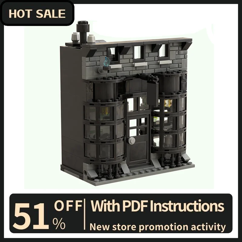 New 347pcs Famous Magic Movie Series Moc Modular Knockturn Alley Model Building Blocks Diy Creative Ideas Kid Toys Birthday Gift
New 347pcs Famous Magic Movie Series Moc Modular Knockturn Alley Model Building Blocks Diy Creative Ideas Kid Toys Birthday Gift