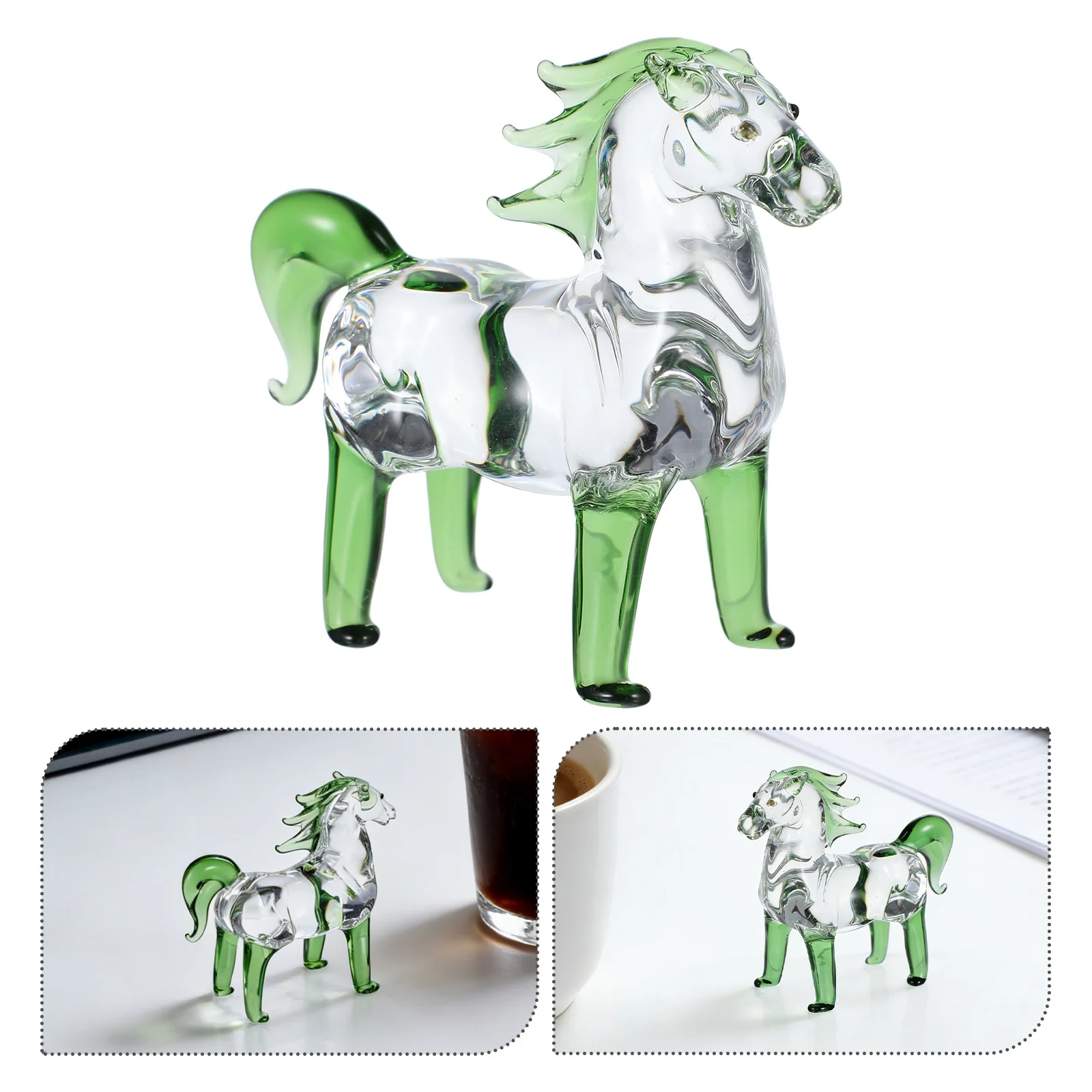 Crystal Horse Statue: Pure Transparent Glass Handmade Realistic Horse Sculpture for Desktop Centerpiece Car Dashboard Decoration
Crystal Horse Statue: Pure Transparent Glass Handmade Realistic Horse Sculpture for Desktop Centerpiece Car Dashboard Decoration