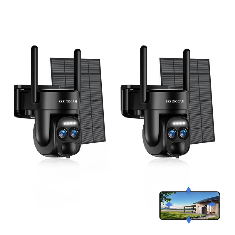 2PCS Wifi 3MP Dual Lens Camera Outdoor Dual Screens Black Surveillance Camera Night Vision Human Detection Security Camera
2PCS Wifi 3MP Dual Lens Camera Outdoor Dual Screens Black Surveillance Camera Night Vision Human Detection Security Camera
