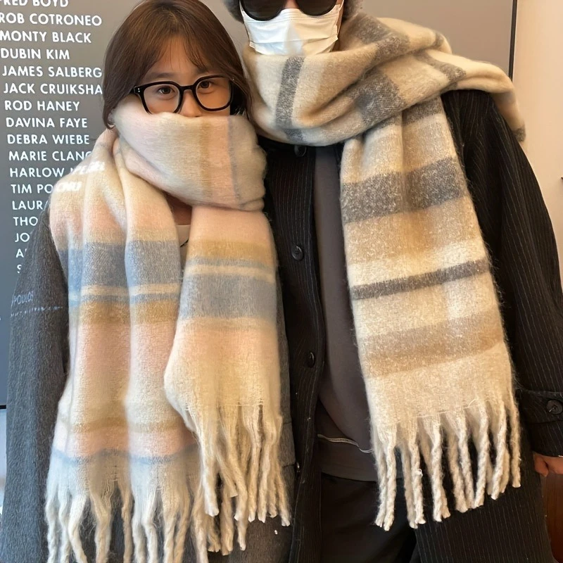 Couple's scarves - Soft and thick scarves, new winter large scarves, warm and windproof scarves and large shawls
Couple's scarves - Soft and thick scarves, new winter large scarves, warm and windproof scarves and large shawls