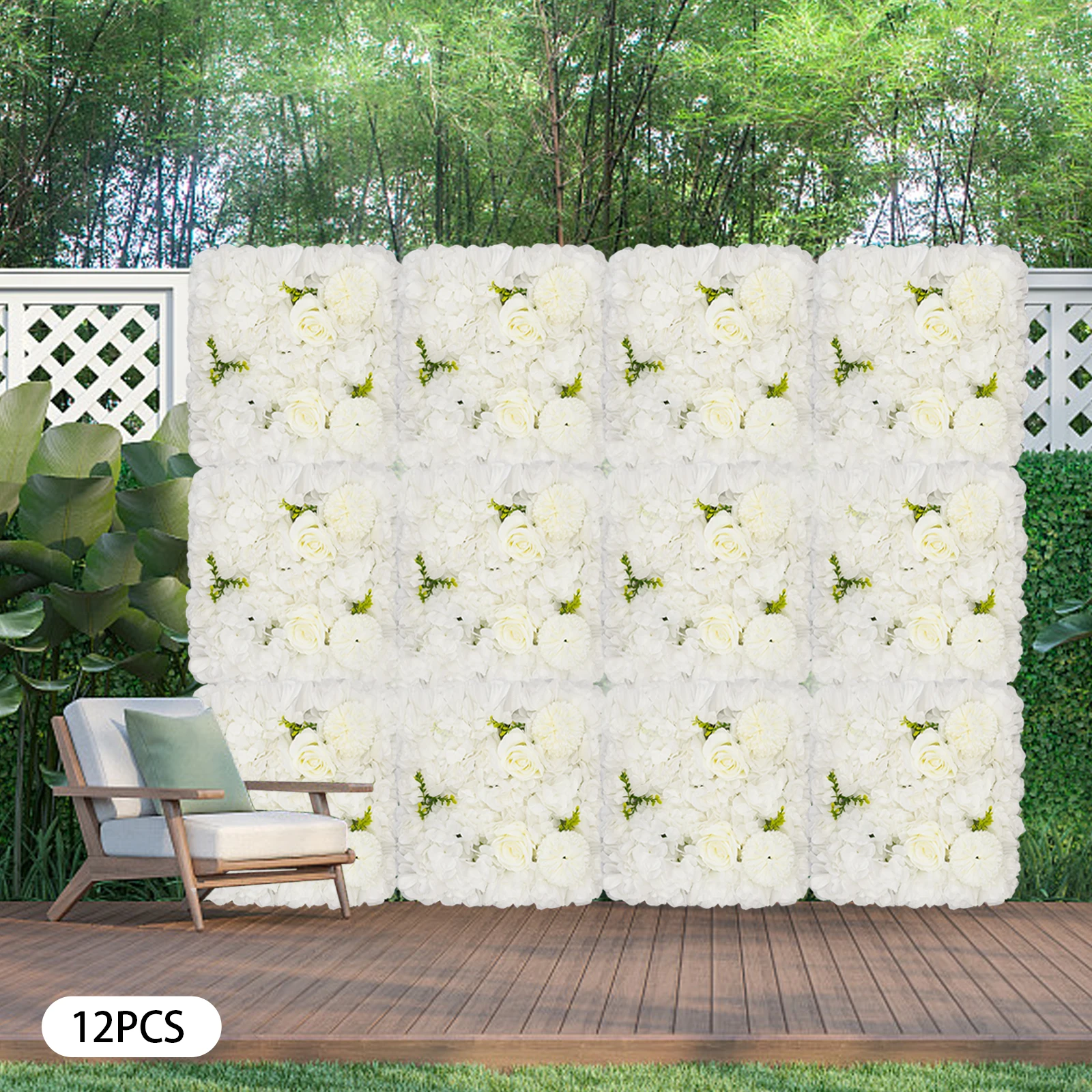 12 Pcs Artificial Flower Wall Background Silk Rose Mat, 3D Flower Wall Panel for Wedding Backdrop Wall Decor Shop Photo Backdrop
12 Pcs Artificial Flower Wall Background Silk Rose Mat, 3D Flower Wall Panel for Wedding Backdrop Wall Decor Shop Photo Backdrop