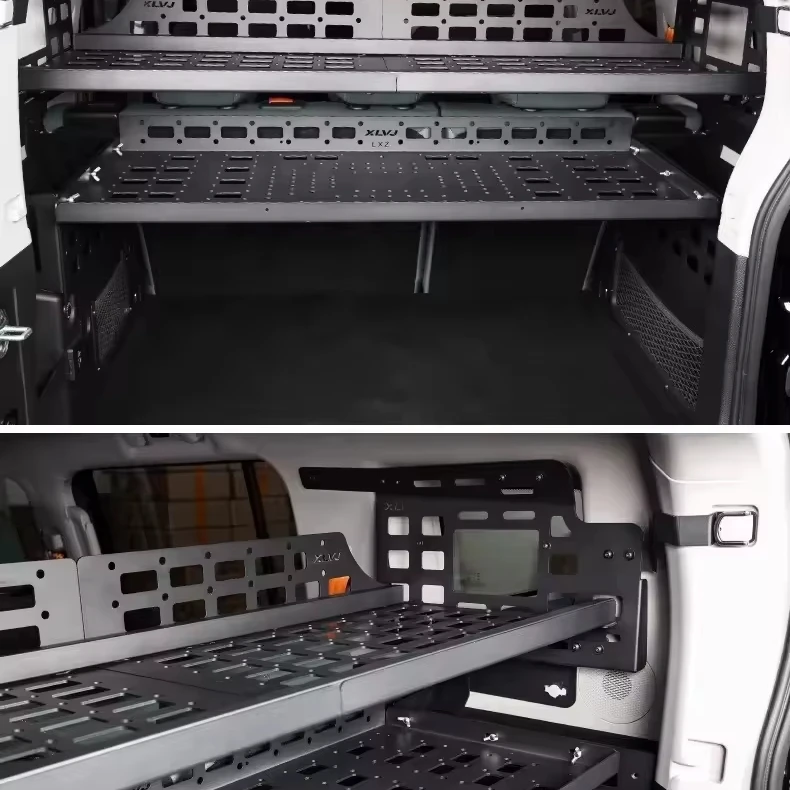 Аксессуары Jetour Traveler T2, модифицированный и модернизированный стальной багажник для хранения автомобиля, установленный сзади
Аксессуары Jetour Traveler T2, модифицированный и модернизированный стальной багажник для хранения автомобиля, установленный сзади