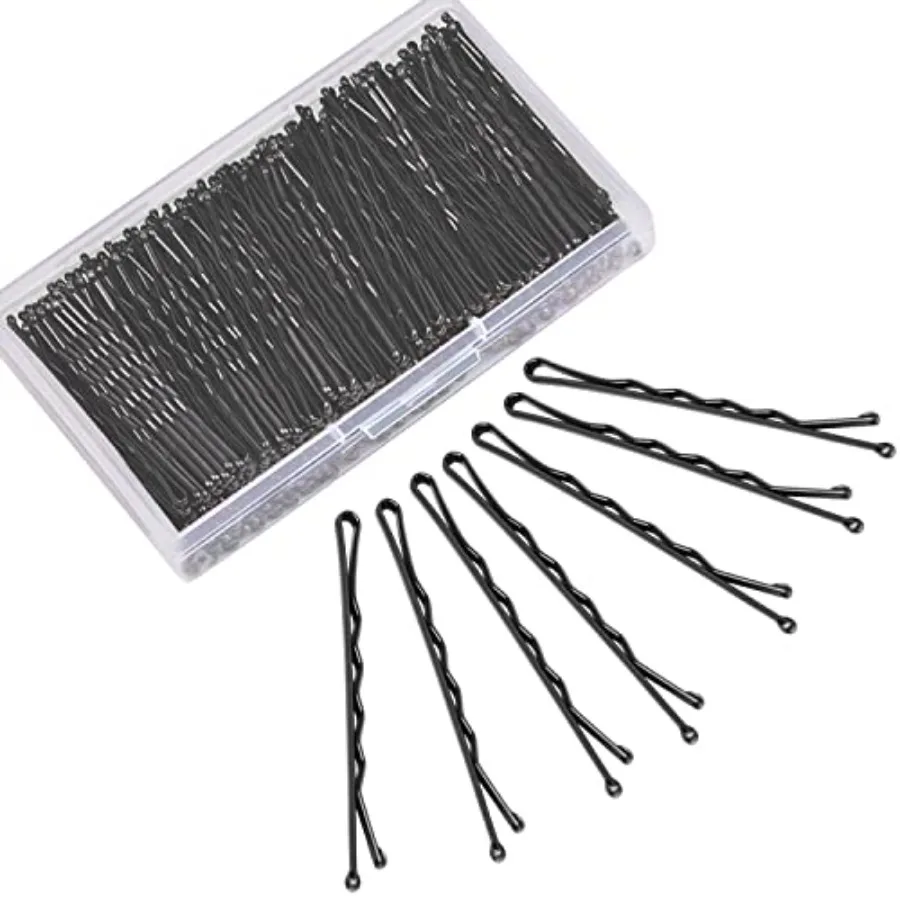 240 Pcs Bobby Pins Black, 2.2 Inch Bobby Hair Pins for All Hair with Box
240 Pcs Bobby Pins Black, 2.2 Inch Bobby Hair Pins for All Hair with Box