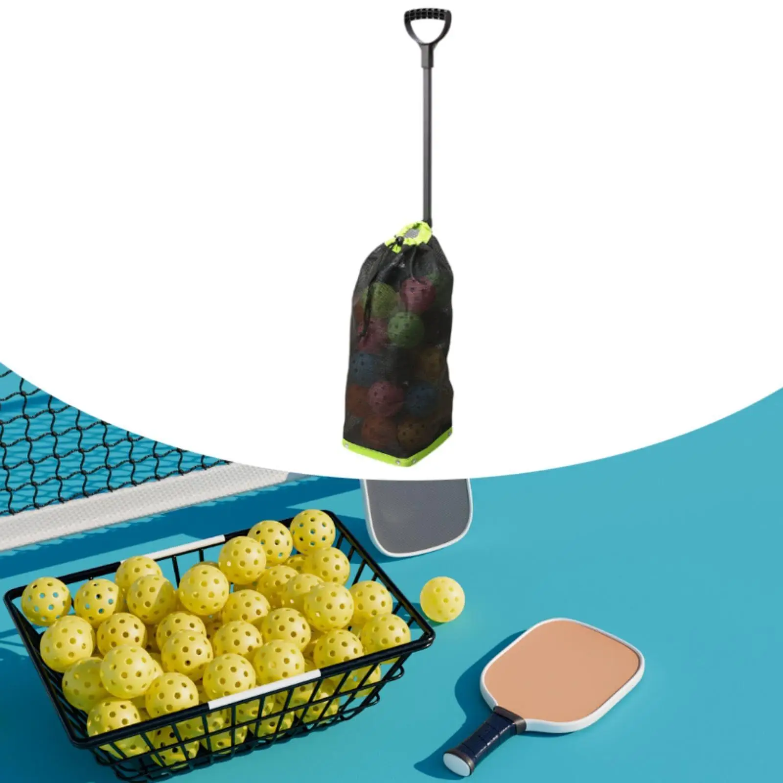 Pickleball Ball Retriever Organizer Balls Pick up Tool Pickleball Picker Pickleball Collector for Outdoor Activities Competition
Pickleball Ball Retriever Organizer Balls Pick up Tool Pickleball Picker Pickleball Collector for Outdoor Activities Competition