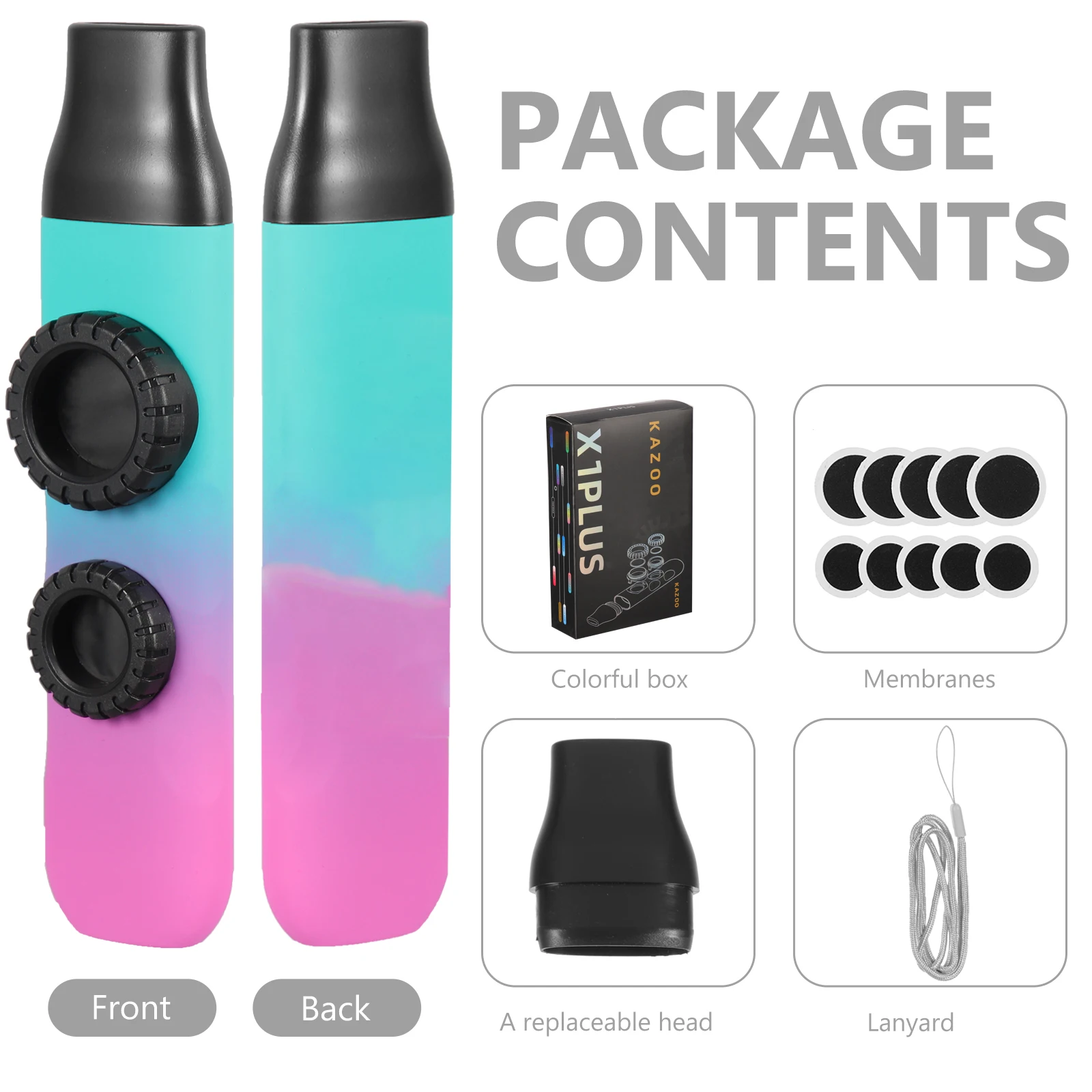 Kazoos for Adults Bulk Double Hole Kids Musical Instruments Performance Guitar Partner
Kazoos for Adults Bulk Double Hole Kids Musical Instruments Performance Guitar Partner