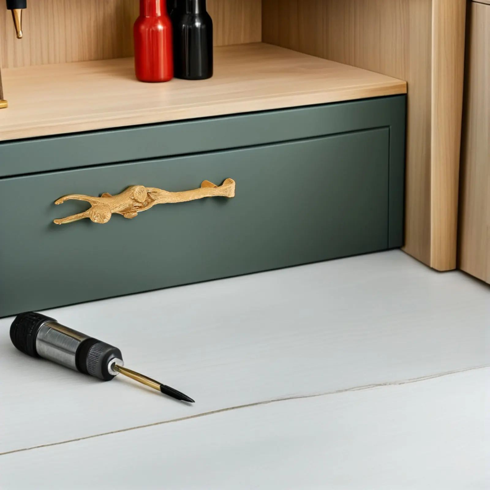 Латунные ручки-обезьяны для мебели, винтажный стиль, для комодов, шкафов, кухонной мебели
Латунные ручки-обезьяны для мебели, винтажный стиль, для комодов, шкафов, кухонной мебели