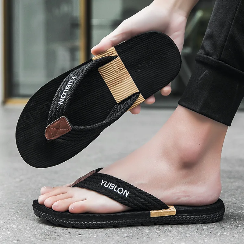 Slippers for men in summer, slip resistant and odor proof clip on flip-flops for men outdoor, soft soled, sports and leisure
Slippers for men in summer, slip resistant and odor proof clip on flip-flops for men outdoor, soft soled, sports and leisure