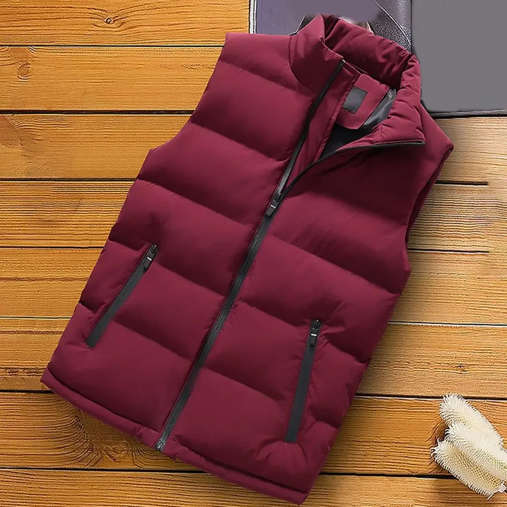 Male Vest Coat Cotton Padded Casual Men Coats Streetwear Breathable Trendy Male Vests Mens Windproof Thickened Sleeveless Jacket
Male Vest Coat Cotton Padded Casual Men Coats Streetwear Breathable Trendy Male Vests Mens Windproof Thickened Sleeveless Jacket
