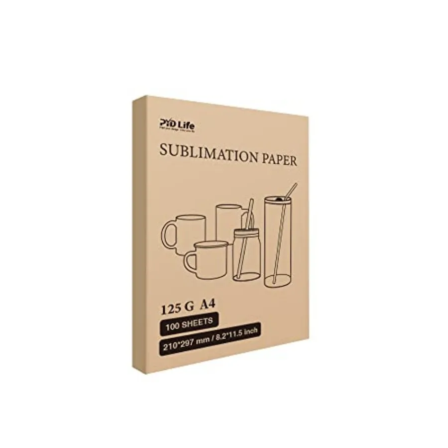 Sublimation Heat Transfer Paper 8.2 x 11.5 Inch A4 Size, 100 Sheets, for Sublimation Blanks Mugs Tumblers Water Bottles T-shirt
Sublimation Heat Transfer Paper 8.2 x 11.5 Inch A4 Size, 100 Sheets, for Sublimation Blanks Mugs Tumblers Water Bottles T-shirt