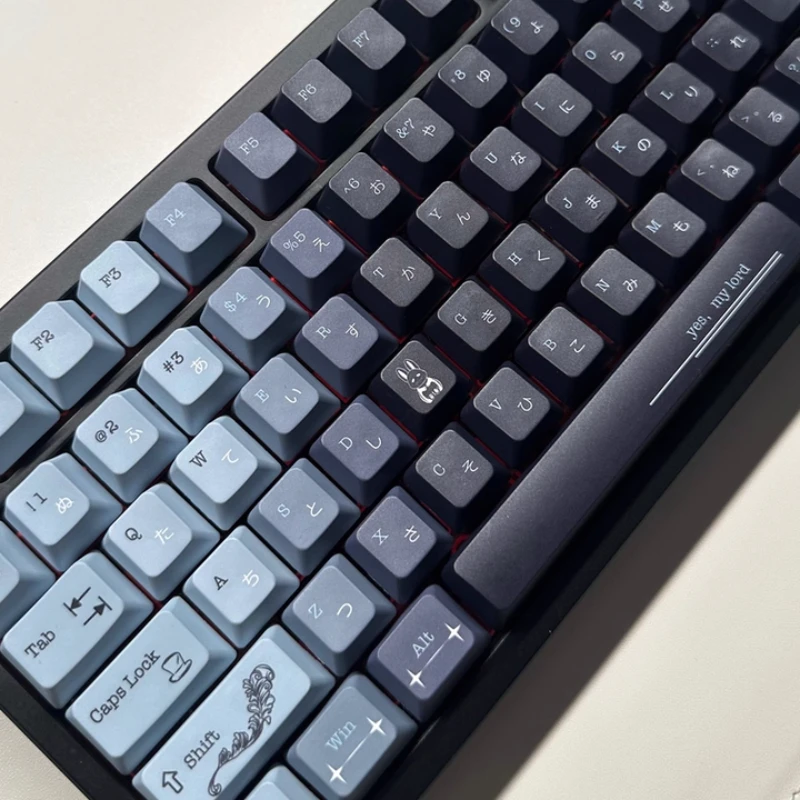 Black Butler Theme Keycap Set 145Key PBT Custom Black Blue Keyboard Cap Cherry Profile Gaming KeyCap for Mechanical Keyboard
Black Butler Theme Keycap Set 145Key PBT Custom Black Blue Keyboard Cap Cherry Profile Gaming KeyCap for Mechanical Keyboard