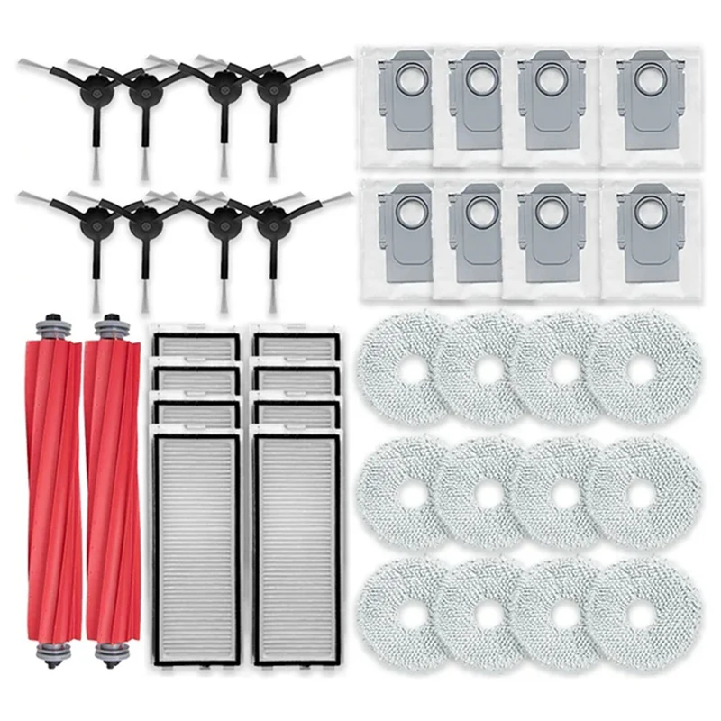 M11K-For Roborock Qrevo S, Qrevo Pro, Qrevo Maxv Robot Vacuum Main Side Brush Hepa Filter Mop Pad Cloth Dust Bag Accessories
M11K-For Roborock Qrevo S, Qrevo Pro, Qrevo Maxv Robot Vacuum Main Side Brush Hepa Filter Mop Pad Cloth Dust Bag Accessories
