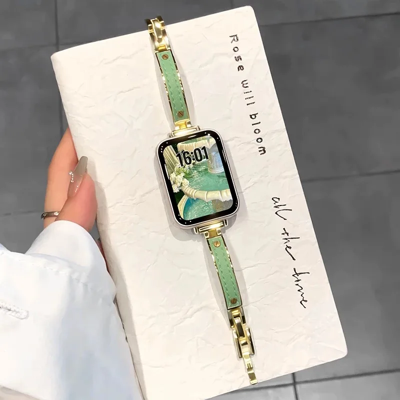 Fashion Strap For Xiaomi band 9 Pro Sport Watchband For Redmi watch 5/4 Metal Correa Bracelet Replacement Wristband Leather Belt
Fashion Strap For Xiaomi band 9 Pro Sport Watchband For Redmi watch 5/4 Metal Correa Bracelet Replacement Wristband Leather Belt