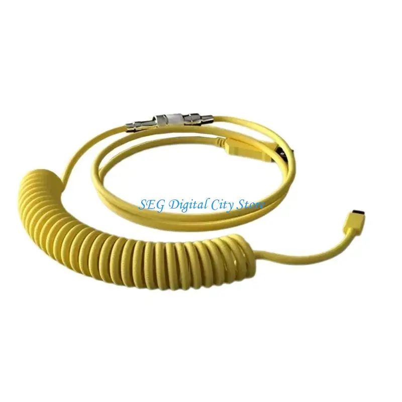 U75B Coiled USB Keyboards Aviation Cable Type C Cord For Mechanical Keyboards
U75B Coiled USB Keyboards Aviation Cable Type C Cord For Mechanical Keyboards