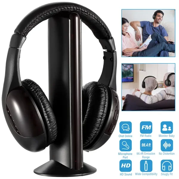 Беспроводные наушники WirelRF HiFi с микрофоном, RF-передатчиком и приемником, Y-образным кабелем для мониторинга
Беспроводные наушники WirelRF HiFi с микрофоном, RF-передатчиком и приемником, Y-образным кабелем для мониторинга