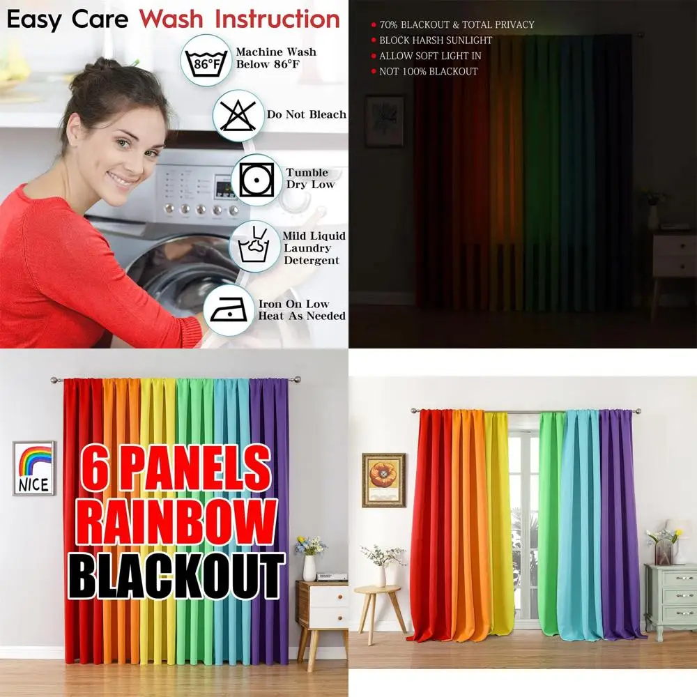 Красочные 95 длинные радужные плотные шторы для спальни и гостиной с карманом для стержня
Красочные 95 длинные радужные плотные шторы для спальни и гостиной с карманом для стержня