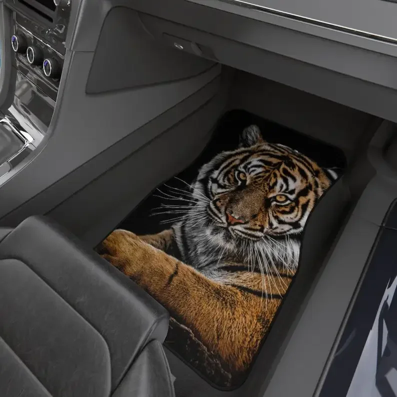 Set of 4 Floor Mats, Car Accessories, Cat Car Mats, Car Floor Mats, Father's Day Gift, Tiger Print
Set of 4 Floor Mats, Car Accessories, Cat Car Mats, Car Floor Mats, Father's Day Gift, Tiger Print