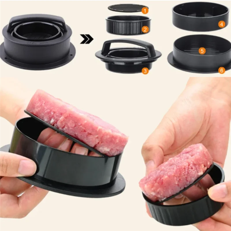 A7THK-Non-Stick Burger Press Patty Mold With 100 Patty Papers,Round Meat Pie Press, Manual Hamburger Meat Press Mold
A7THK-Non-Stick Burger Press Patty Mold With 100 Patty Papers,Round Meat Pie Press, Manual Hamburger Meat Press Mold
