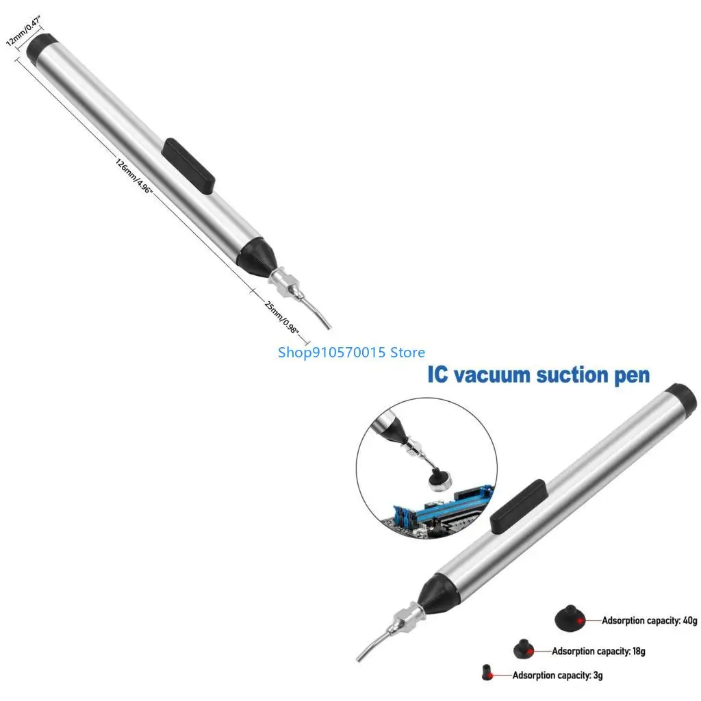 B95C Suction Remover Sucker Vacuum Sucking Pen IC Tweezers Soldering Tools
B95C Suction Remover Sucker Vacuum Sucking Pen IC Tweezers Soldering Tools