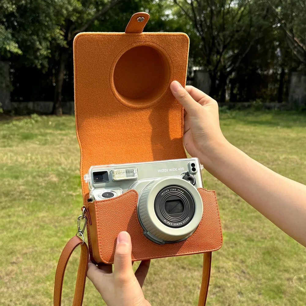 in StocWith Shoulder Strap PU Leather Cover Protective Camera Case Photography Bag For Fujifilm Instax Wide 400 Retro Camera Bag
in StocWith Shoulder Strap PU Leather Cover Protective Camera Case Photography Bag For Fujifilm Instax Wide 400 Retro Camera Bag