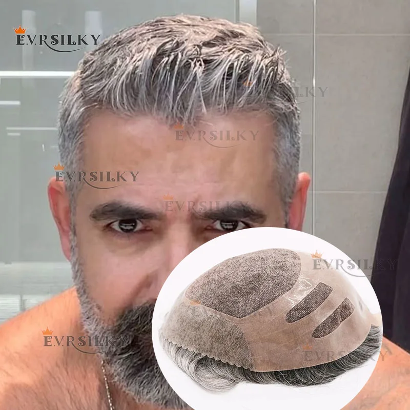 Прочный мужской парик, моно кружево и ультратонкий NPU, невидимый отбеливающий узел, серый, коричневый, блондин, 100% натуральные человеческие волосы, парик, протез 
Прочный мужской парик, моно кружево и ультратонкий NPU, невидимый отбеливающий узел, серый, коричневый, блондин, 100% натуральные человеческие волосы, парик, протез