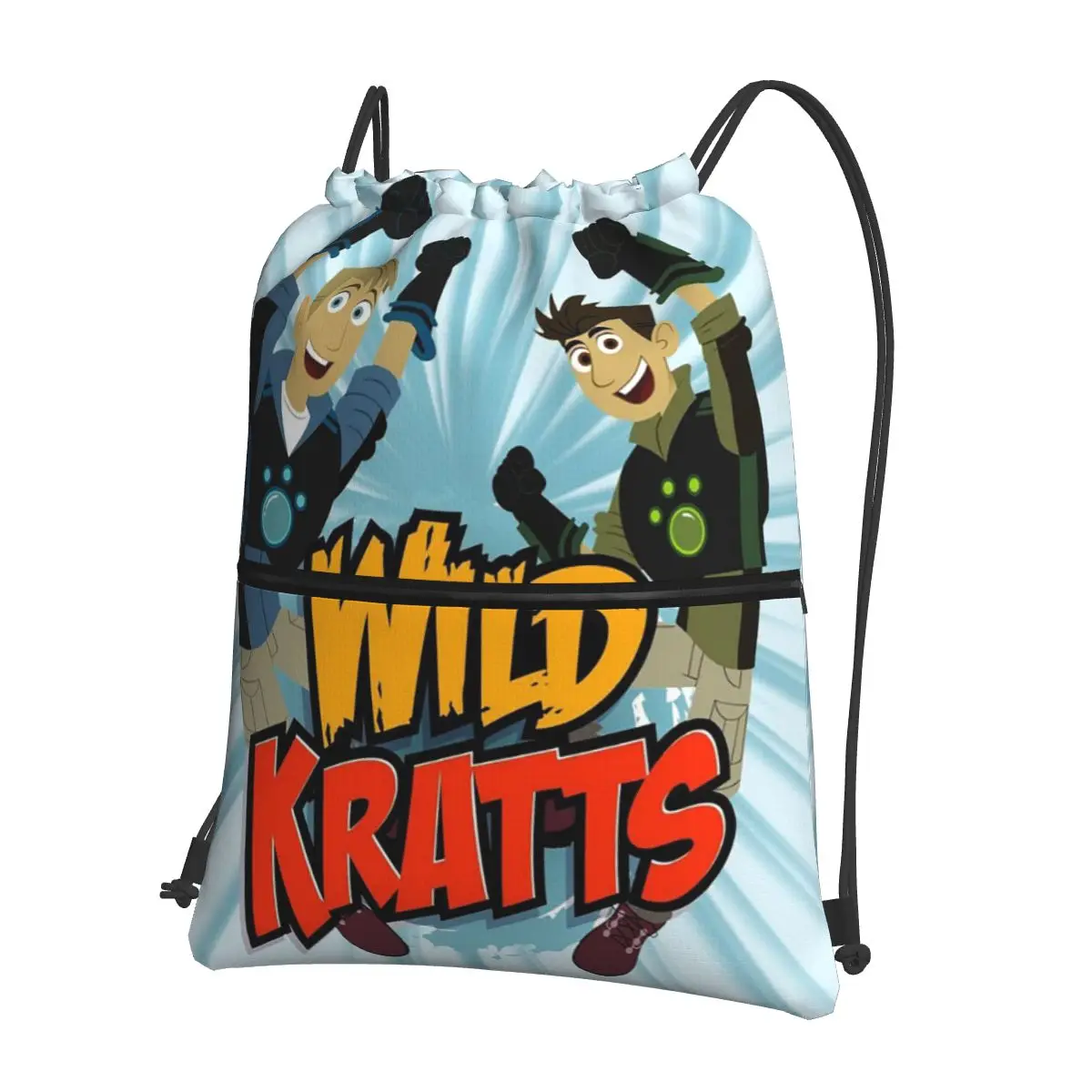 Pattern Logo Wild Kratts Backpacks Multi-function Drawstring Bundle Pocket Sports Bag Book Bags for Man Woman Students
Pattern Logo Wild Kratts Backpacks Multi-function Drawstring Bundle Pocket Sports Bag Book Bags for Man Woman Students