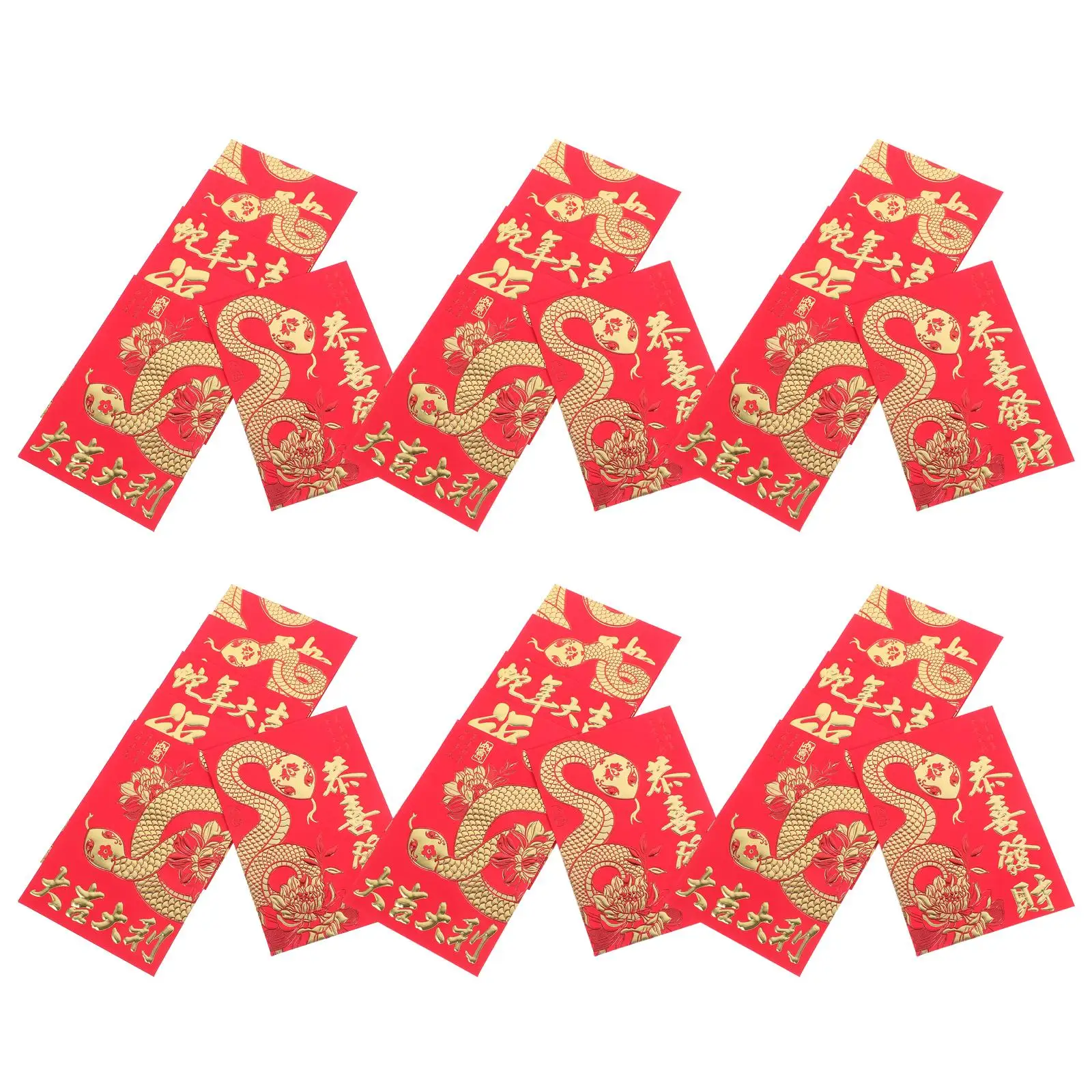 36 Pcs Snake Year Red Envelopes Spring Festival Packets Traditional Paper Bags Lucky Prosperity Health
36 Pcs Snake Year Red Envelopes Spring Festival Packets Traditional Paper Bags Lucky Prosperity Health