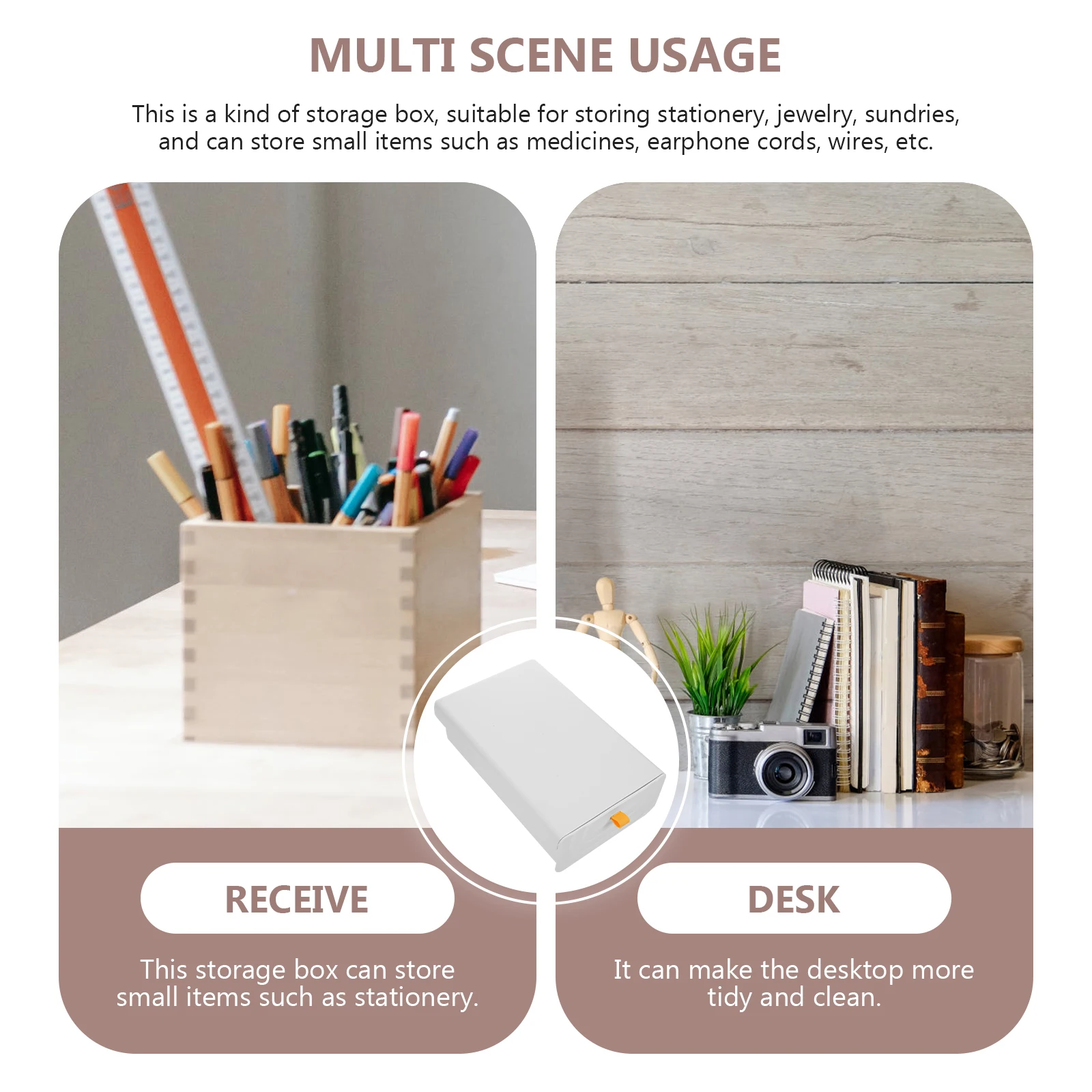 Underwear Storage Box Drawer ganizer Bins Hidden Design Smooth Surface Desk Bottom Storage Box Table ganizer Multi purpose Pen
Underwear Storage Box Drawer ganizer Bins Hidden Design Smooth Surface Desk Bottom Storage Box Table ganizer Multi purpose Pen