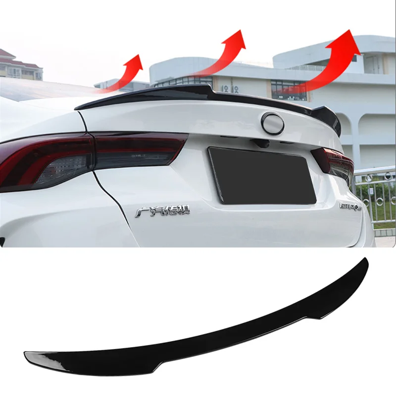 Rear Trunk Lid Duck Tail Car Spoiler Wing For GAC Trumpchi Empow Dodge Attitude 2021-2026 Black Carbon Exterior Accessories
Rear Trunk Lid Duck Tail Car Spoiler Wing For GAC Trumpchi Empow Dodge Attitude 2021-2026 Black Carbon Exterior Accessories