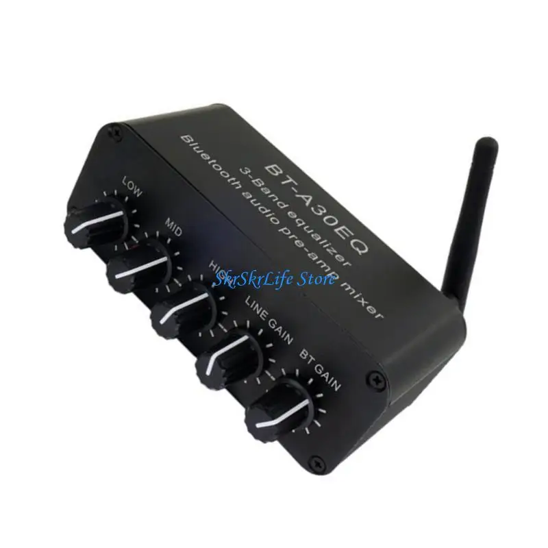 E65E Compactly 3Band Equalizers Sound Mixer For Studio Recording Live Performances
E65E Compactly 3Band Equalizers Sound Mixer For Studio Recording Live Performances