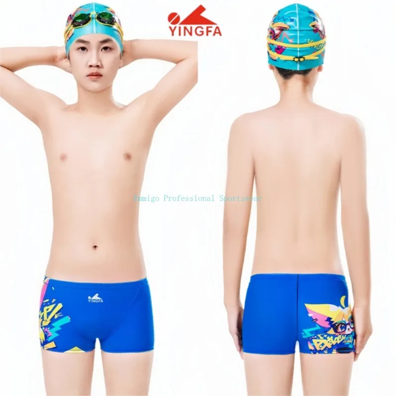 YINGFA Teen Competition Swim Trunks Quick-Dry, Chlorine Resistant & Cartoon Designs for Swim Training
YINGFA Teen Competition Swim Trunks Quick-Dry, Chlorine Resistant & Cartoon Designs for Swim Training