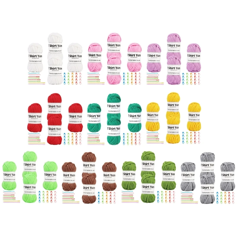 20 Roll Crochet Yarns Thread for Knitting Carpet Rug Hanging Decoration Dropship
20 Roll Crochet Yarns Thread for Knitting Carpet Rug Hanging Decoration Dropship