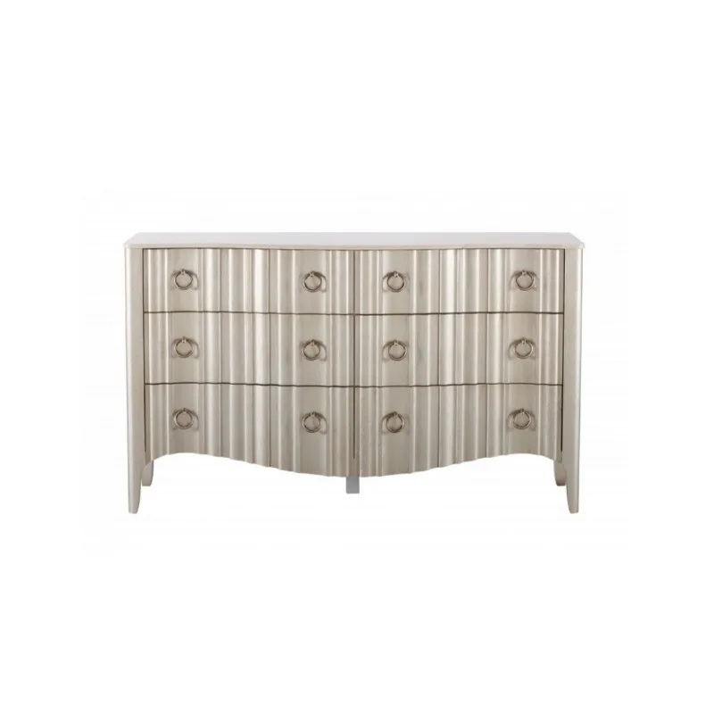 American solid wood light luxury bedroom chest retro dresser French multi-functional entrance cabinet
American solid wood light luxury bedroom chest retro dresser French multi-functional entrance cabinet