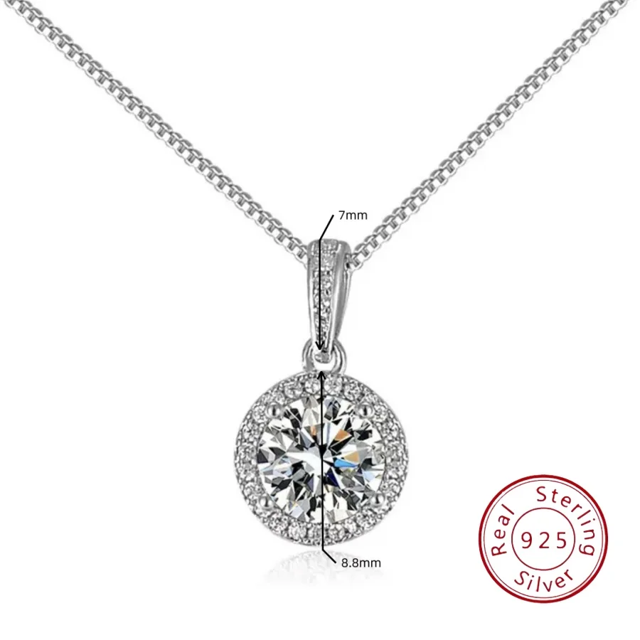 Popular in Europe and America: S925 Sterling Silver Necklace with Micro-Pavé Round Diamonds Fashionable Luxury Silver Jewelry
Popular in Europe and America: S925 Sterling Silver Necklace with Micro-Pavé Round Diamonds Fashionable Luxury Silver Jewelry