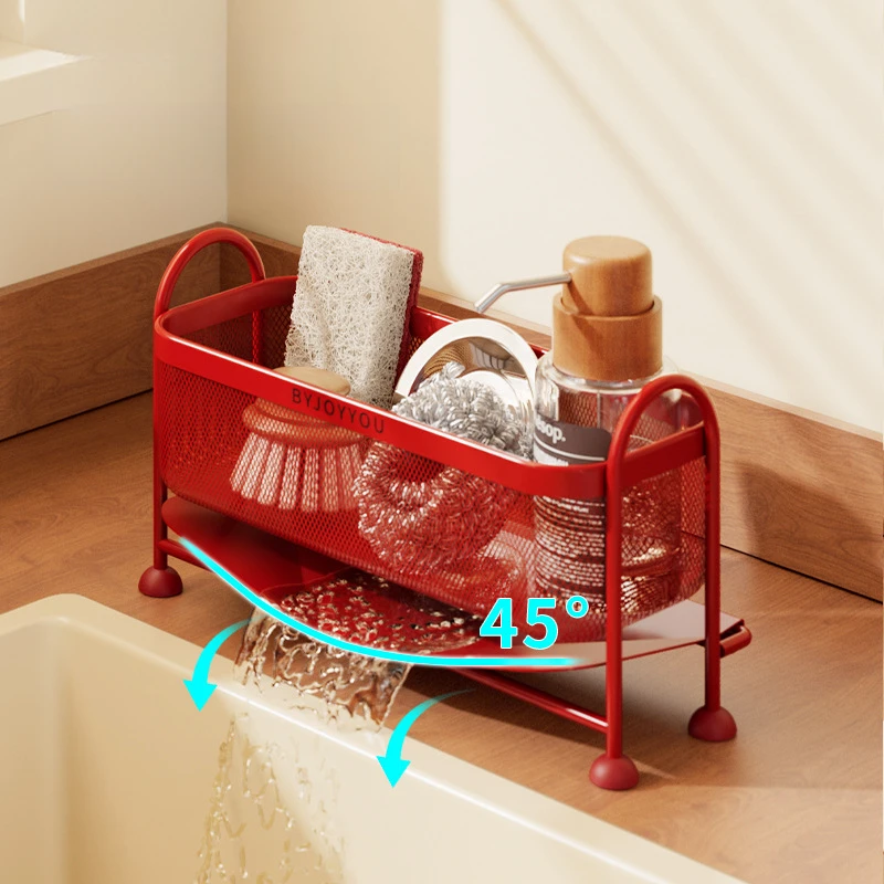 (Compact) Space-Saving Durable Iron Kitchen Sink Rack | Sturdy Metal Frame Design | Narrow Drain Rack Suitable for Sponges
(Compact) Space-Saving Durable Iron Kitchen Sink Rack | Sturdy Metal Frame Design | Narrow Drain Rack Suitable for Sponges