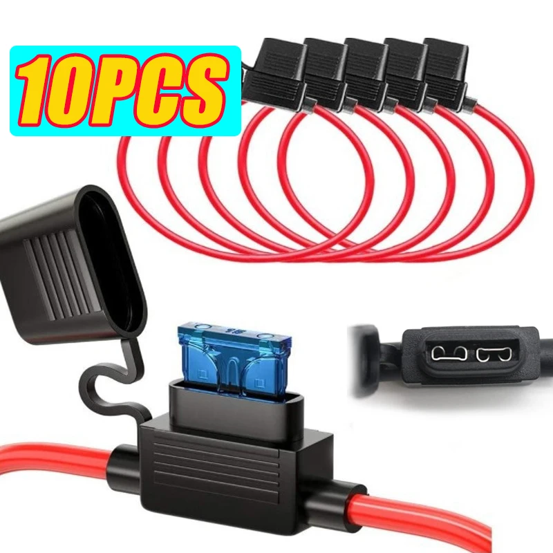 5-10PCS Auto Fuse Holder Medium 14AWG Circuit Protection Waterproof Holder Non-Destructive Modification Pickup Auto Parts
5-10PCS Auto Fuse Holder Medium 14AWG Circuit Protection Waterproof Holder Non-Destructive Modification Pickup Auto Parts