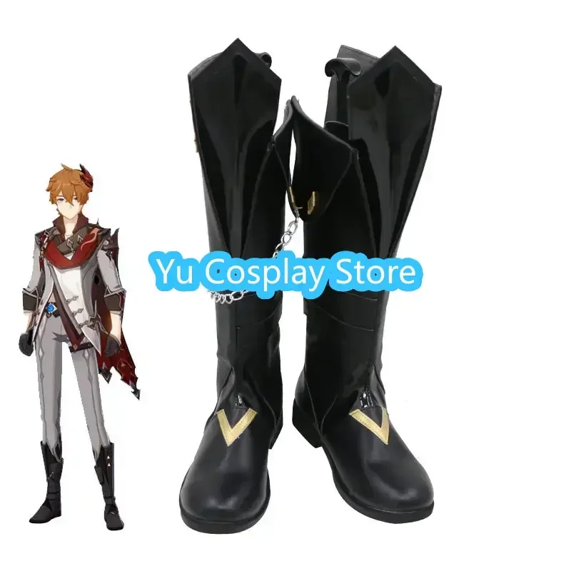 Yu-Cosplay Tartaglia Cosplay Shoes Game Genshin Impact Cosplay Prop PU Leather Shoes Halloween Carnival Boots Custom Made
Yu-Cosplay Tartaglia Cosplay Shoes Game Genshin Impact Cosplay Prop PU Leather Shoes Halloween Carnival Boots Custom Made