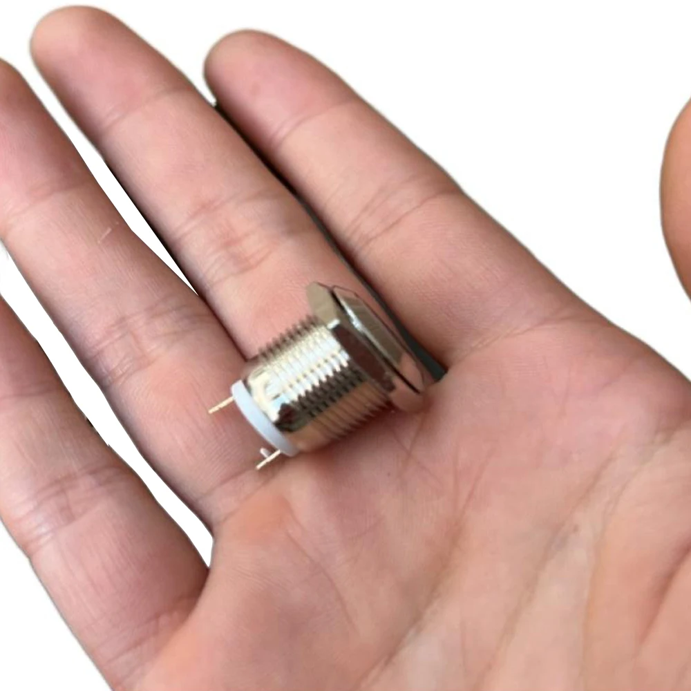 1PCS 16MM Metal Push-button Switch with 2-pin Instant Self-locking Short Waterproof Metal Flat/High Head Push-button Switch
1PCS 16MM Metal Push-button Switch with 2-pin Instant Self-locking Short Waterproof Metal Flat/High Head Push-button Switch