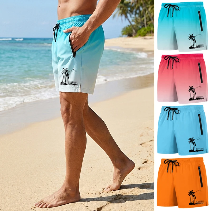 Мужские пляжные шорты с принтом пальм и серфбордов, летние повседневные шорты с сетчатой подкладкой, карманами на молнии, плавки, купальные шорты
Мужские пляжные шорты с принтом пальм и серфбордов, летние повседневные шорты с сетчатой подкладкой, карманами на молнии, плавки, купальные шорты