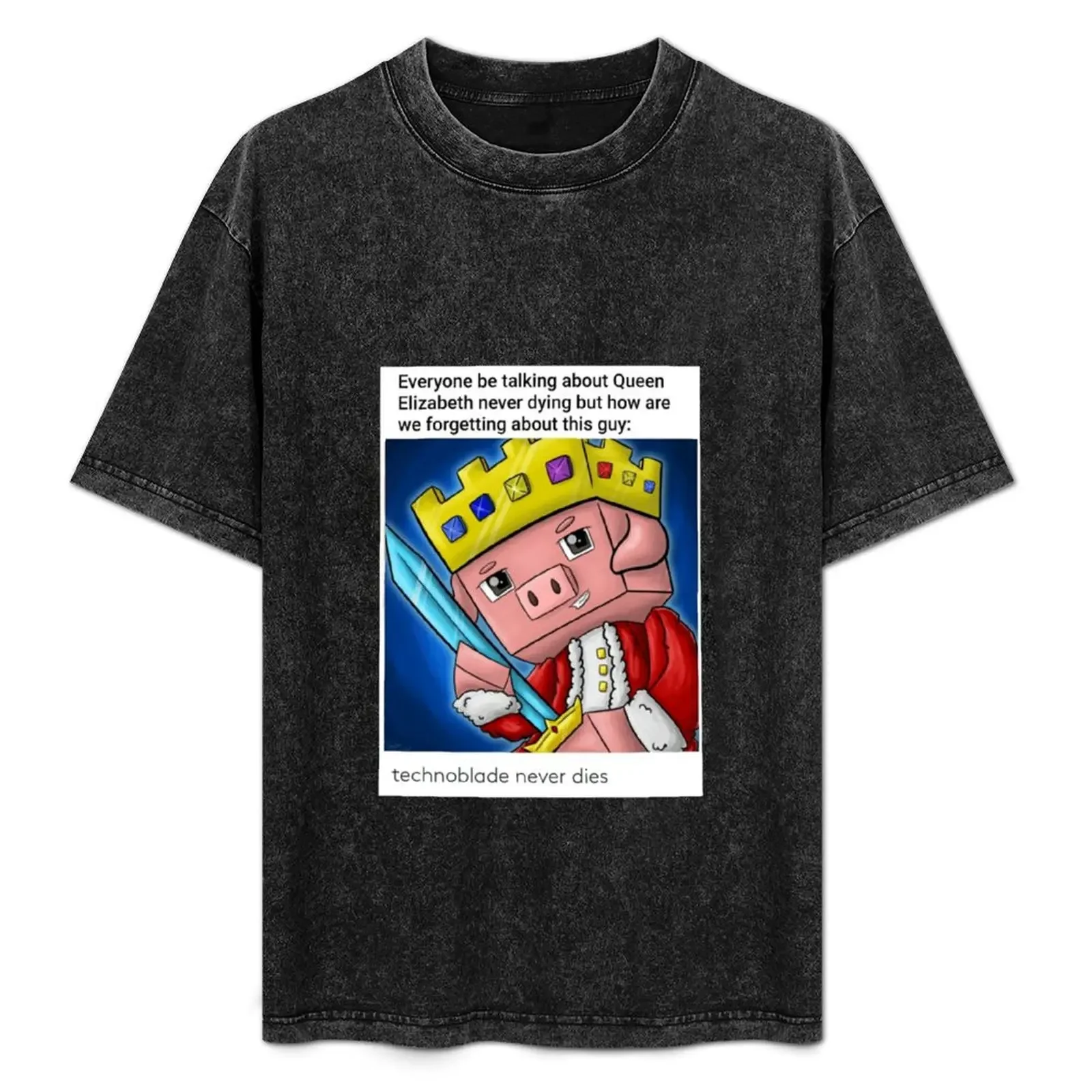 Technoblade Never Dies MEME T-Shirt Active Sports Short Sleeve Cotton Shirt
Technoblade Never Dies MEME T-Shirt Active Sports Short Sleeve Cotton Shirt