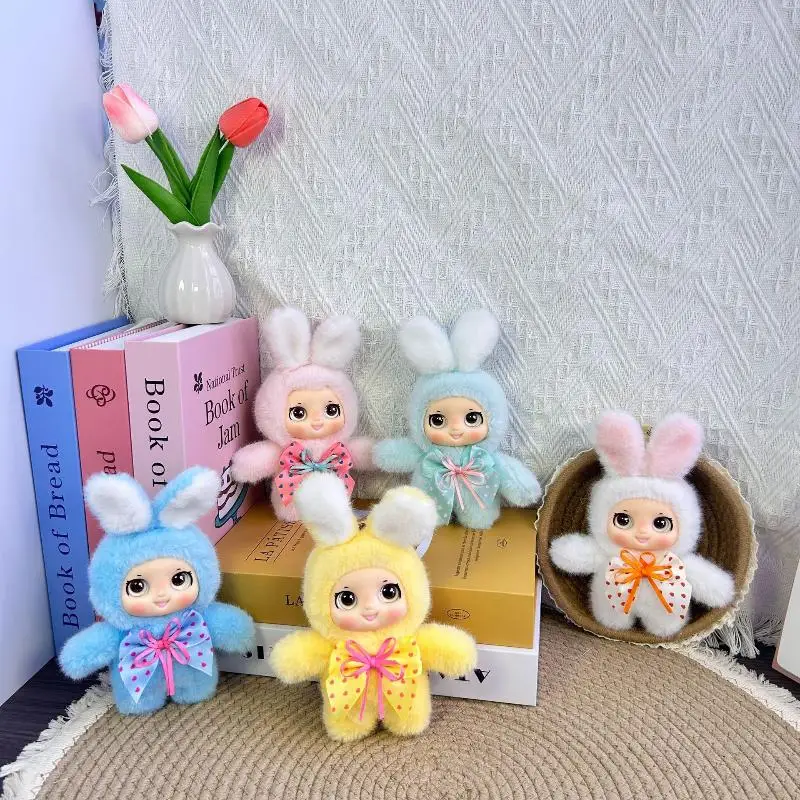 Cute Vinyl Face Plush Animals Small Rabbit Doll Pendant Keychain Backpack Decoration Gifts
Cute Vinyl Face Plush Animals Small Rabbit Doll Pendant Keychain Backpack Decoration Gifts
